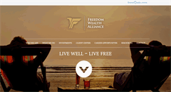 Desktop Screenshot of freedomwealthalliance.com